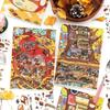 Retro Style Landscape Sticker DIY Crafts Miniature Stickers 3D Stacking Sticker Children Gifts