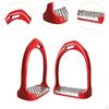 2 Pieces Horse Riding Stirrups Equestrian Equipment Lightweight Endurance Ride Caged