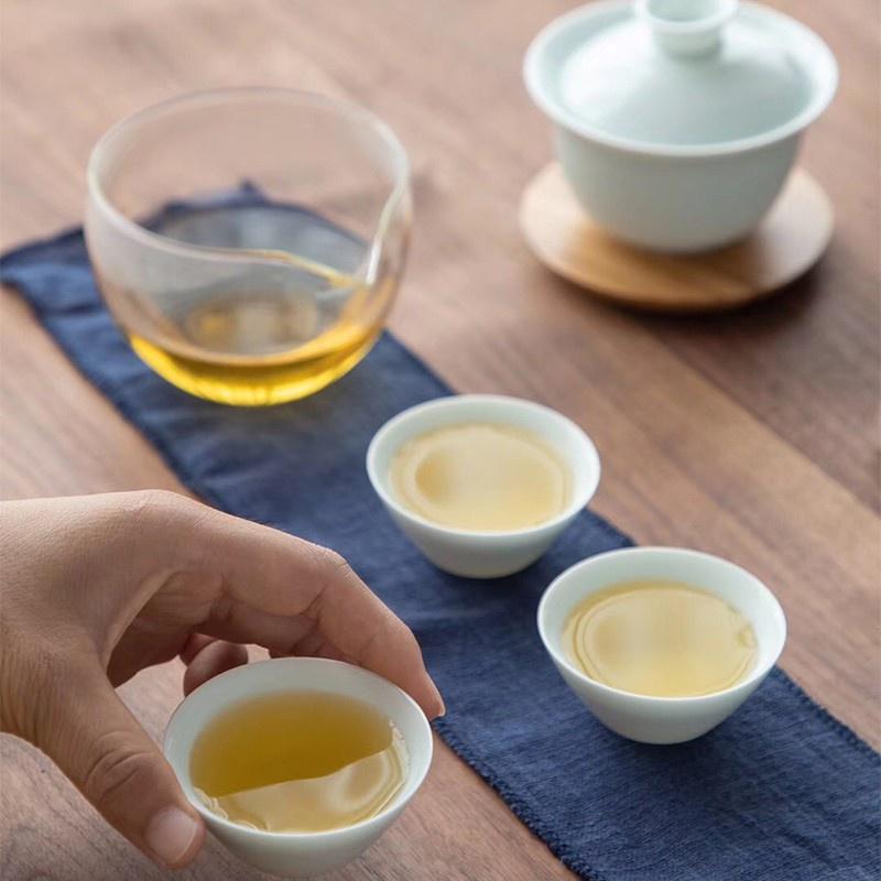 Ceramiczny Zestaw do Herbaty Kung Fu Przenośny Szybki Kubek do Herbaty Jeden Czajnik Trzy Filiżanki Szklany Kubek Gongdao