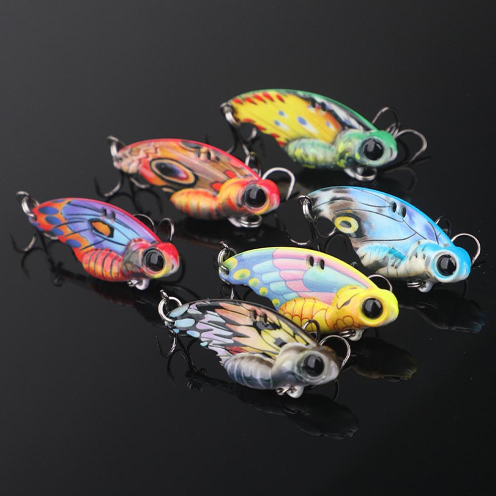 1PC 8G/14G Lure Bionic Butterfly Metal VIB Bait Long Casting Sinking Hard Bait For Bass Snakehead