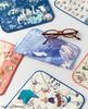 Miyamoto Towel Miyamoto Moomin Cleaning Grassland Made In 20 X 20 05869 Handkerchief, Design, Smartphone/Glasses Handkerchief, Design, Japan, Blue,