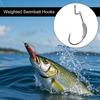 Weighted Swimbait Hooks Angling Bait Accessory High-Strength Weighted Swimbait Hooks For Lake River Pond Saltwater Freshwater