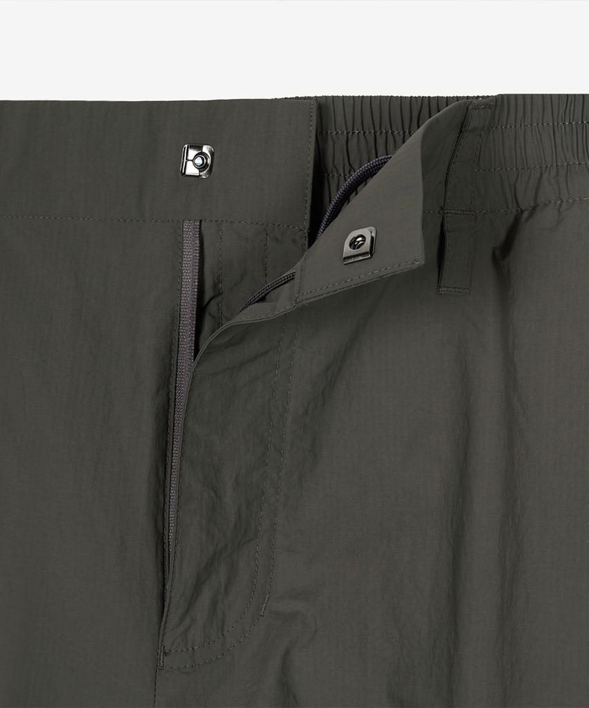 Nyuballanseu Nbntg21513 / Uni Frozen Cotton-Like Cargo Wide Pants (Dark Khaki)