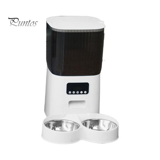 

Автоматическая кормушка для кошек объемом 5 л с Wi-Fi, интеллектуальная кормушка для домашних животных, управление через приложение, дозатор сухого корма для кошек, двойной источник питания, кормушка с таймером для кошек и собак B