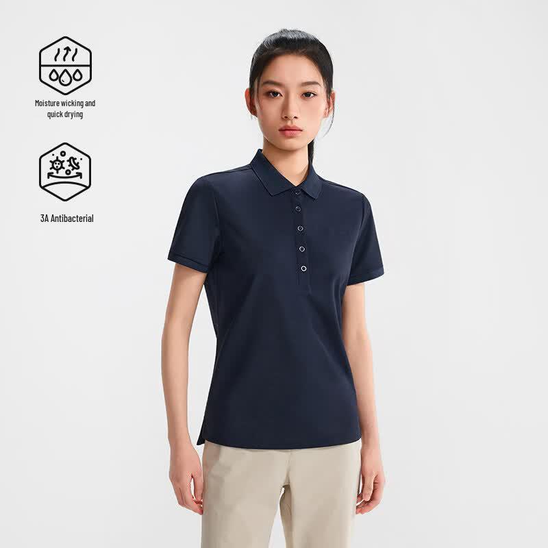 Pelliot Women s Quick-Dry Polo T-Shirt L
