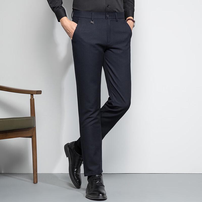 MONTAGUT Men's Spring/Autumn Straight-Fit Casual Business Pants