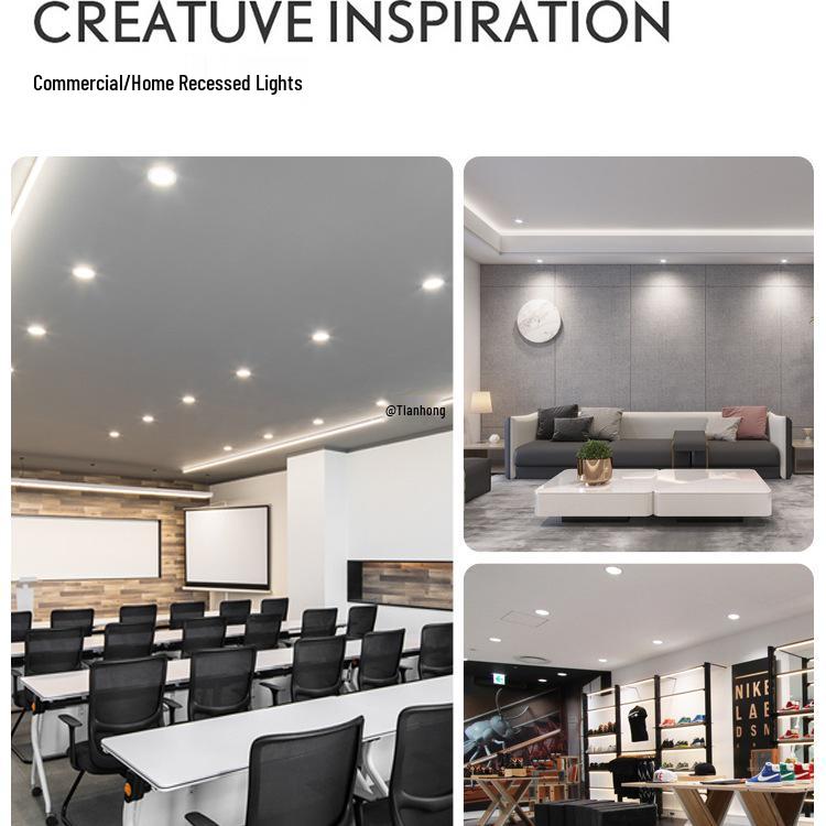 Superheller Einbau-Deckenstrahler für Zuhause, Einkaufszentrum und Bekleidungsgeschäft.