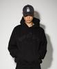 [The B] Oversized Vintage Artwork Hoodie Black