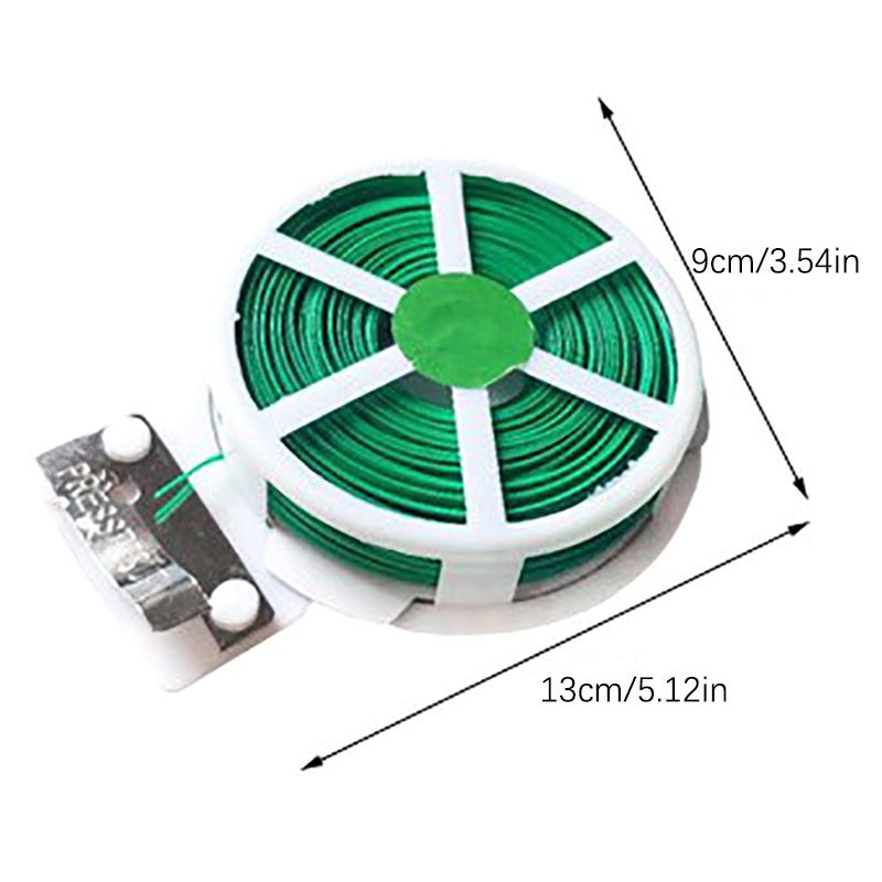 20/30/50M Plant Twist Ties Iron Wires Support Garden Climbing Cane Fixed Line Multifunction Grape Vines Cable Tie Fixed Line