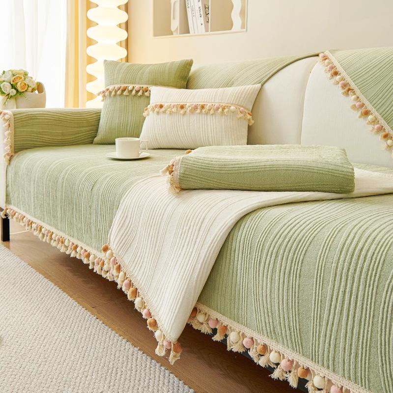 Milk Fleece Sofa Cushion Is Universal In All Seasons  New Sofa Cover Autumn And Winter Simple Modern Cover Cloth Towel Seat Cushion