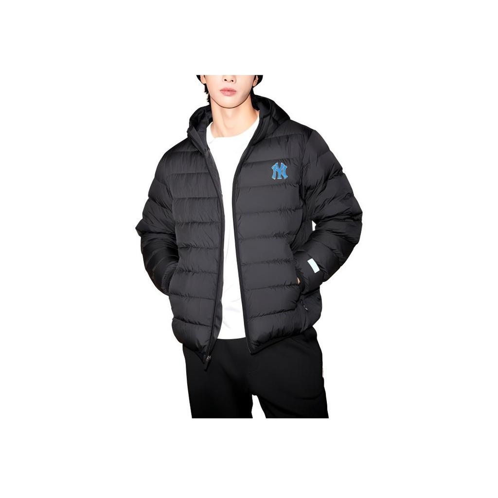 New MLB FW22 Down Jacket Cropped Unisex Black 3ADJA0426-50BKS