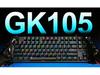 GK105 87-Key Wired Mechanical Keyboard, ARGB Backlit, Red Switch, Anti-Ghosting, Universal for Gamers and Laptops.