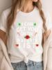 I Can Get You On The Naughty List Christmas Xmas Cream T Shirt Gifts For Women Happy New Years