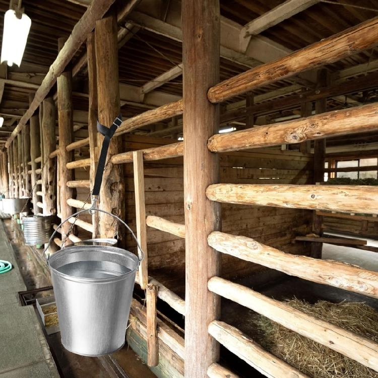 5Pcs Adjustable Horse Stall Bucket Strap Outdoor Feeding Hanging Strap Horse Bucket Straps Hanging Barn Fixed Rope