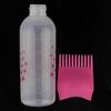 Flacone di shampoo in plastica, pettine per olio, applicatore per erogare bottiglie, 3 colori, grande capacità, accessori per lo styling dei capelli da salone