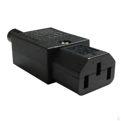 IEC320 C1 Supply Connector Socket Adapter Plug for IEC Power Cable,