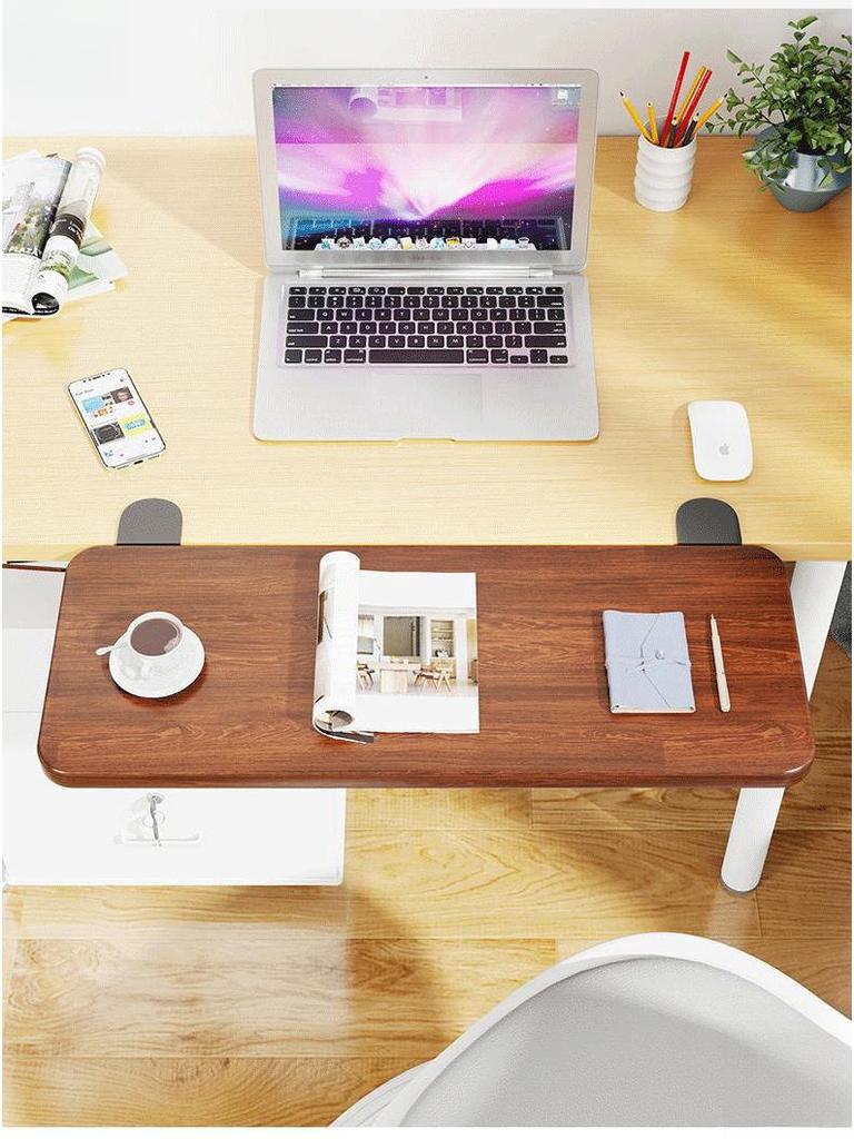 Składana Podpórka pod Nadgarstki do Klawiatury Biurkowej: Wydłużony wspornik krawędzi stołu do stanowiska pracy w akademiku