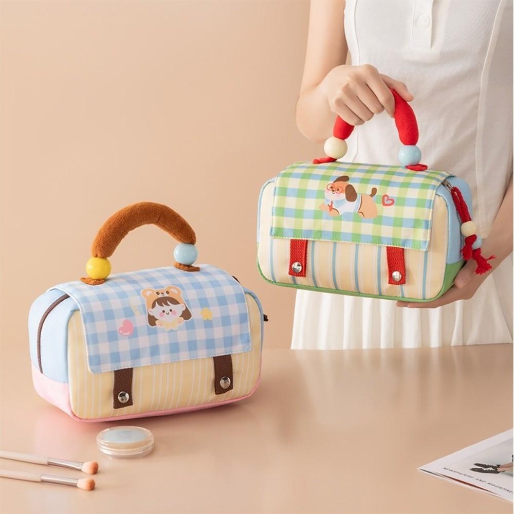 Kosmetiktasche mit großer Kapazität Cartoon-Muster Reise-Kosmetiktasche Mehrzweck