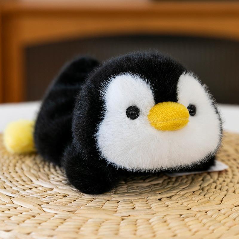 Fox Elephant Penguin Cat Panda Rabbit Cartoon Animal Lying Posture Plush Pendant