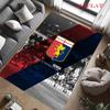 Genoa Poster Carpet Rug for Living Room Bedroom Home Sofa Decoration,Kids play Nonslip Floor Mat