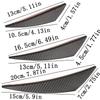 6pcs Front Bumper Lip Decoration Carbon Fiber Spoiler Splitter Wing   Protection Guard Canard Auto Modified Canard Decor