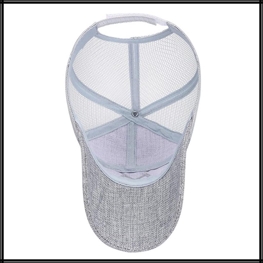 Mesh Cap Logo English Letters Hat Outdoor Fishing Golf Men Women CA799 [White Fang] (Brown)