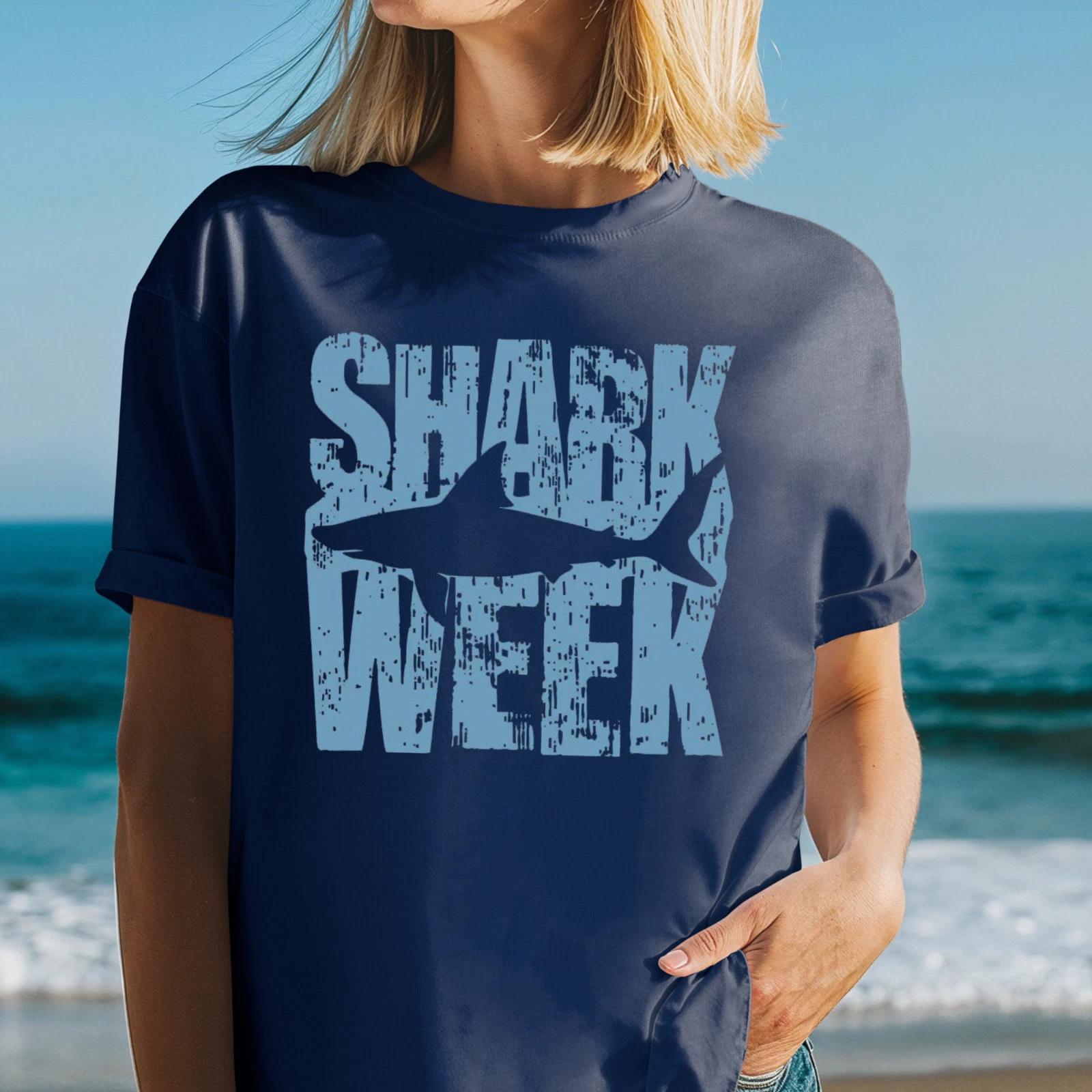 Shark Week shirt, Vintage shark graphic tee, Shark Week T-shirt, Ocean Lover Tee 2XL