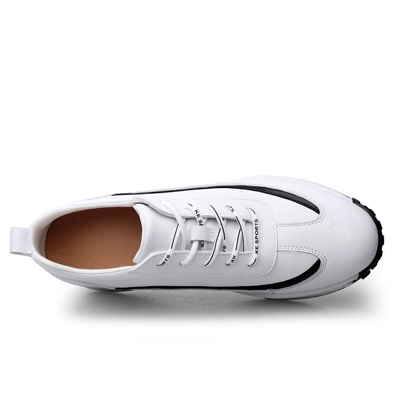 Sports Lift Sneakers Men Elevator Height Increase Shoes Insole 6Cm Mesh Man Leisure Fashion Plus Size 36-44