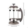 Plunger Pot Coffee Maker Stainless Steel Strainer Glass MultiFunction Tea Press