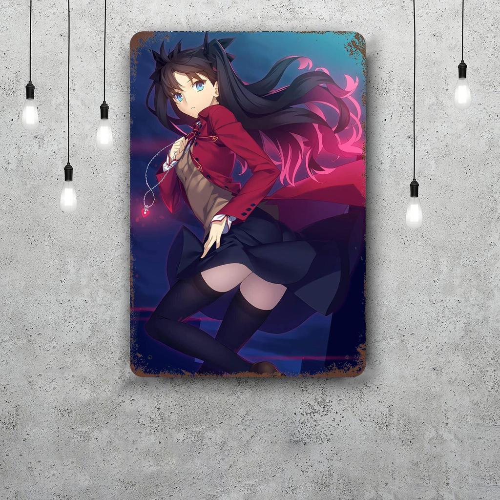 rin tohsaka Decor Vintage Metal Signs Tin Signs Captain Poster Decor for Bar Pub Club Man Cave Wall Decoration