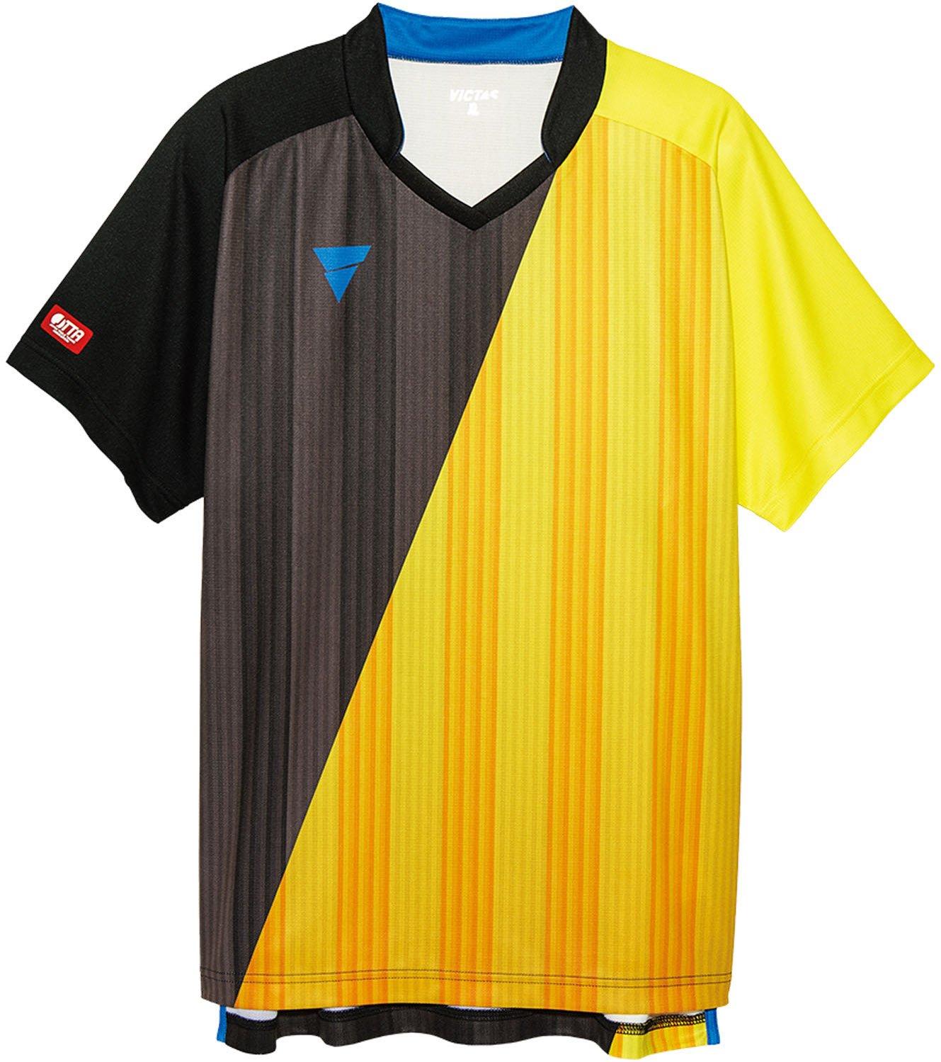 

VICTAS Table Tennis Unisex Game Size Shirt, Yellow, 3XL, V-GS053 (031466)