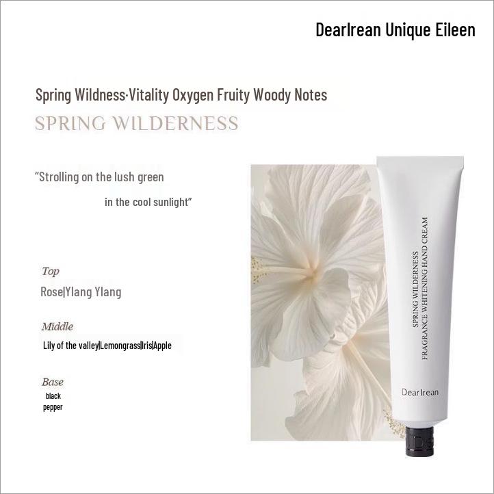 Irene Fragrance Whitening Hand Cream: Anti-Wrinkle, Moisturizing, Long-Lasting Scent for Women - Perfect for Autumn and Winter Care