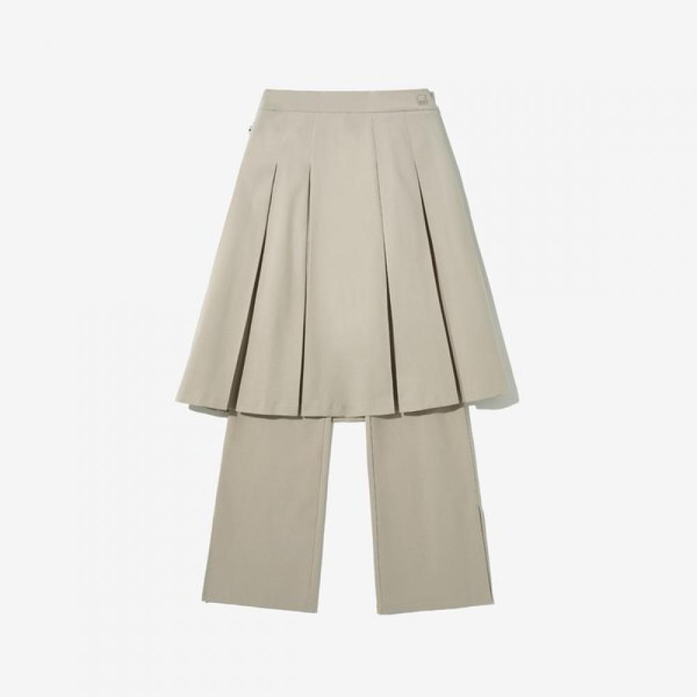 

Fila Women S Track pantS Layered Skirt BEIGE/W80(WM)