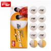 Pelotas de Tenis de Mesa DHS 1 Estrella D40+ Blancas Caja de 10 Unidades Pelotas Profesionales para Entrenamiento Rebote Alto Equipamiento Deportivo de Interior para Niños y Adultos
