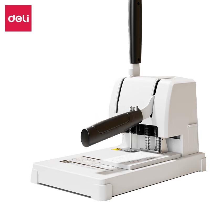 Deli Manual Financial Binding Machine CN plug (adapter included)