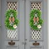 2026 Easter Wreath: Simulated Greenery, Dry Branches & Rabbit Decor for Wall Hanging
