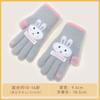 Children's gloves autumn and winter cute super cute five-finger boys and girls baby cartoon warm finger cold-proof thickened gloves