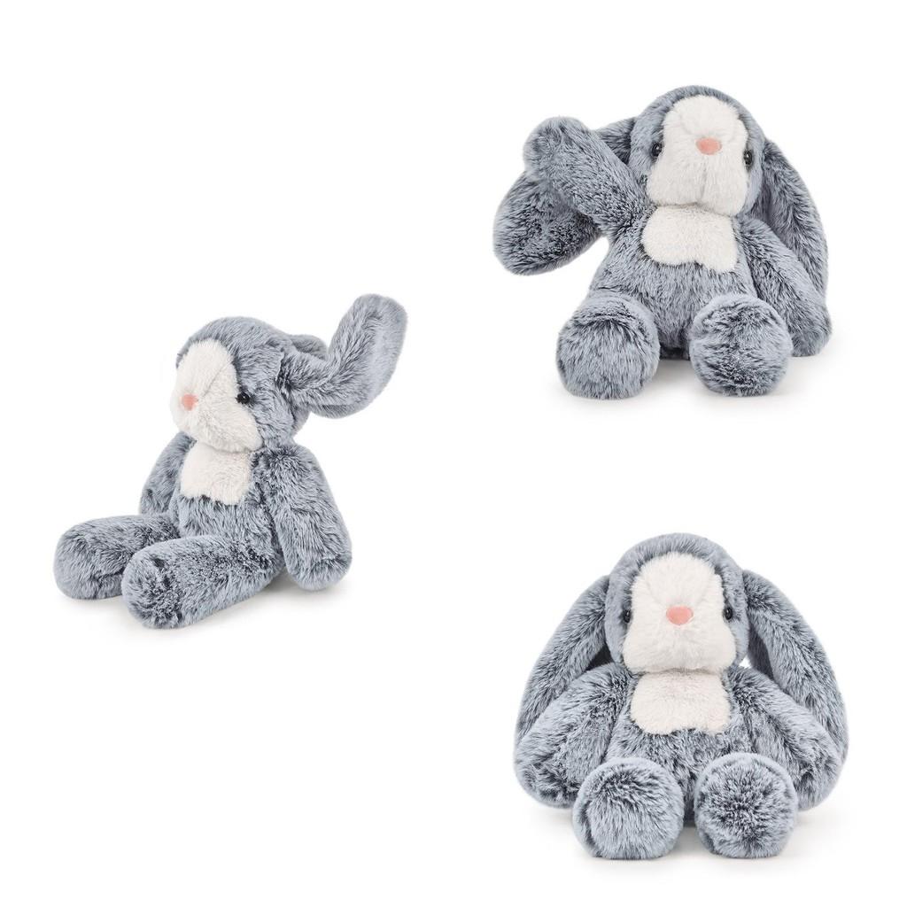 Plush Rabbit Grey Toy Cartoon Animal Stuffed Doll Room Decoration Gift Kids