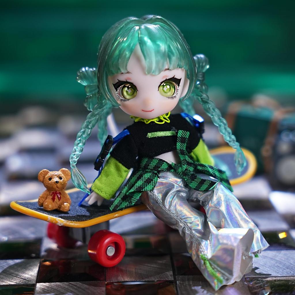 ICY Fortune Days 13cm bjd panenka anime styl panenka ideální pro DIY panenku pro dívky - set, dárek, dekorace, cvičení, sbírka, 8+