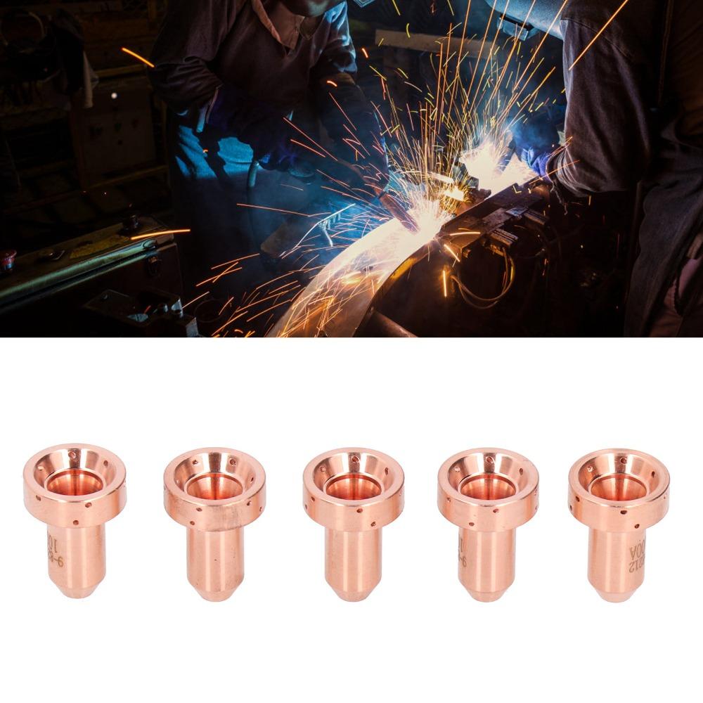 5pcs 9-8212 Plasma Cutter Nozzle Copper Plasma Welding Accessories For Cutting Torch