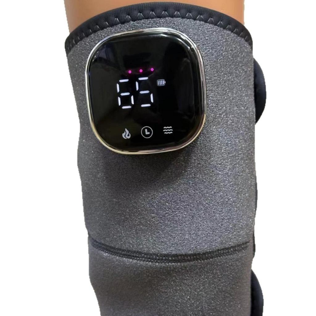 Magnetic Knee & Shoulder Massager with Heat, Rotation, and Vibration - Electric Therapy for Joint Pain Relief