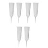 6Pcs Plastic Grave Vases with Spikes and Foam Inserts for Cemetery Decoration Flower Holder for Memorial and Funeral Use