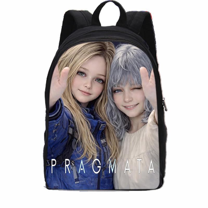 Pragmata Hugh Diana Printed Laptop Bag Ergonomic Comfort Shoulder Straps Daily Work Business Backpack
