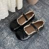 Women's Flat Shoes Vintage Round Toe Elegant Bow Lace Ruffled  Ballet Shallow Flats Fashion Comfortable Soft Mary Jane Shoes