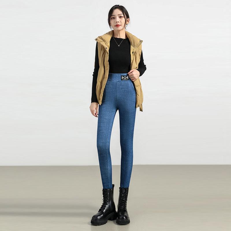 Women Winter Thermal Thicken Fleece Lined Leggings Thick High Stretch Tights Sexy Skinny Pants