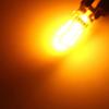 4pcs T10 194 168 W5W COB LED Car Canbus Silicone Width Side Marker License Plate Turn Clearance Lights Signal Lamp Bulb Amber Dome Lights 6