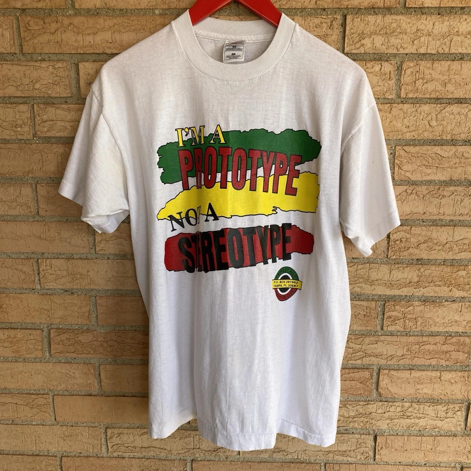 

Fairest Hill Prototype Club Not a Stereotype single stitch graphic t-shirt sz L M