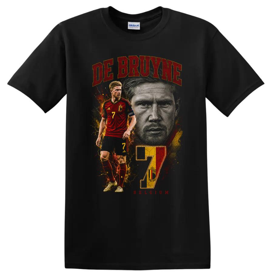 Kevin De Bruyne Soccer Player Belgium National Team T Shirt 7 Belgium Tee