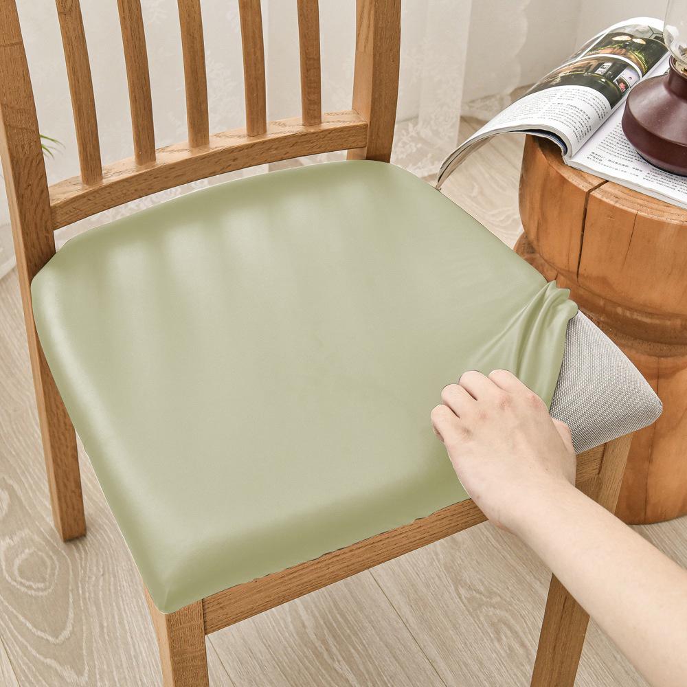 

PU Leather Elastic Stool Cover: Waterproof, Oil-Proof, Dust & Scratch-Resistant, Universal Fit for All Seasons One Size