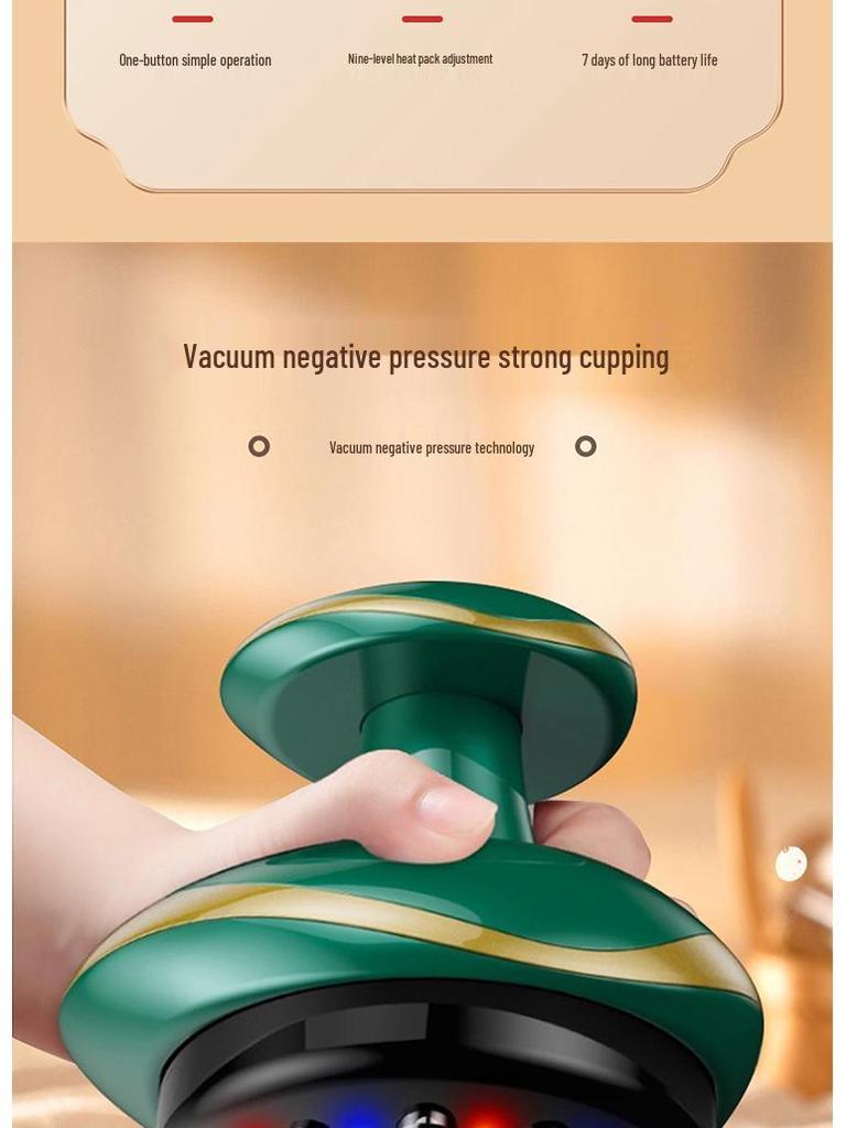 AUX Electric Gua Sha & Cupping Body Meridian Brush Device